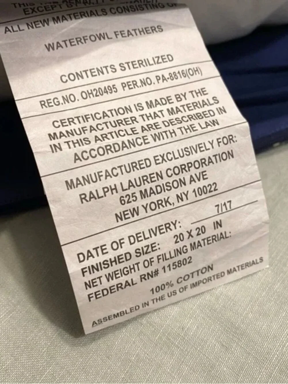 NO BUNDLES NWT Lauren Ralph Lauren Home 20